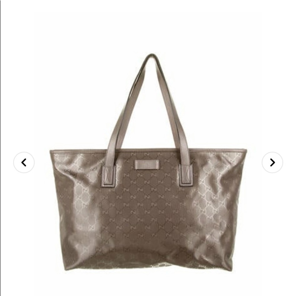 Authentic Gucci Imprime zippered tote